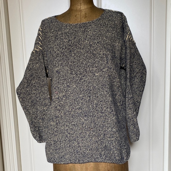 Rena Rowan for Saville Sweaters - Relaxed Crewneck Sweater.